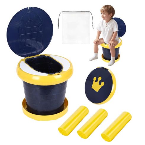 SunnySmile portable, foldable potty seat for toddler, Training Toilet Seat Emergency Toilet