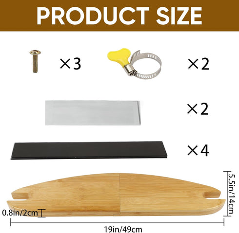 Adjustable Footrest for Antilop IKEA High Chair - Baby Bamboo Accessories