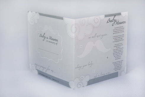 The Grandparent Gift Baby Heaven Infant Loss or Miscarriage Gift, Mini Photo Frame or Hanging Ornament with Sentiment