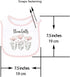 6 Pack Maiwa Cotton Baby Bibs for Girls Boys with Waterproof layer for Drooling Eating teething with Snaps