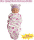 2 Sets 17-24 Inch Set BABESIDE of Reborn Baby Doll Blankets with Hats for Babydolls, Reborn Baby Doll Accessories