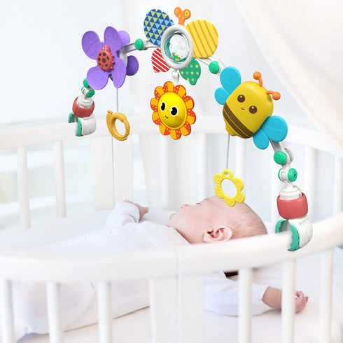 Eners Baby Play Arch Crib Toys, Activity Mobile for Pack and Play, Crib Toys for Babies