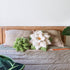 16" 3D Green Philosophy Co. Succulent Pillow Soft Decorative Flower Throw Pillow, Unique Olive Green Plush Flower