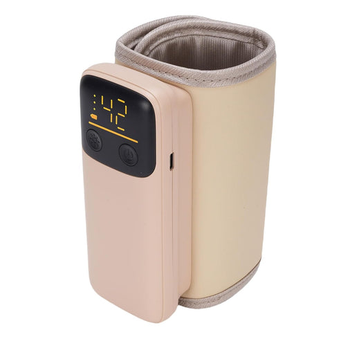 TARSHYRY 6 Settings 6000mAH Baby Bottle Warmer, Portable Fast Milk Warmer with LCD Screen Temp Battery, for Breastmilk