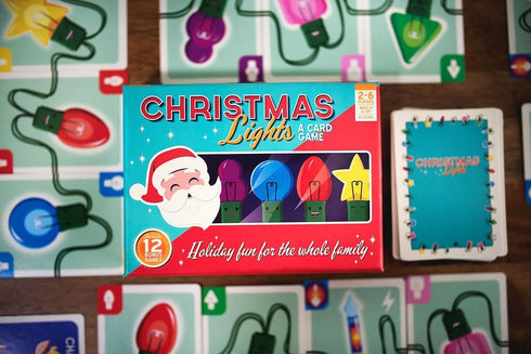 25th Century Games Christmas Lights - A Card Game with 13 Different Holiday Themed Games