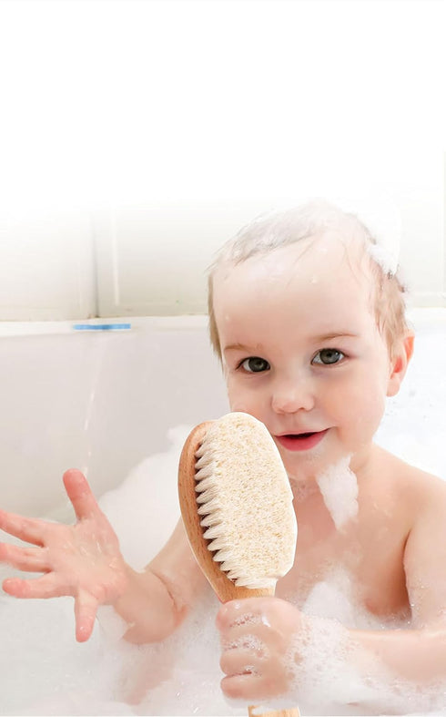 DFDG Set Set Custom Wooden Baby Brush Personalized Newborn Baby Gift Personalized Baby Brush and Comb Customize logo