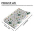 Cute Llama Changing Pad Cover Funny Llama Cactus Leaves Rainbow Unisex Diaper Change Table Covers for Boys Girls Soft Stretchy Baby Changing Mats Sheets 32''x16''