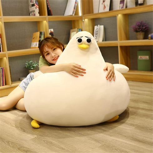 26/40cm Simulation Mother Hen Doll, Funny Fat Chicken Plush Toy, Cute Cartoon Chicken Pillow Gift