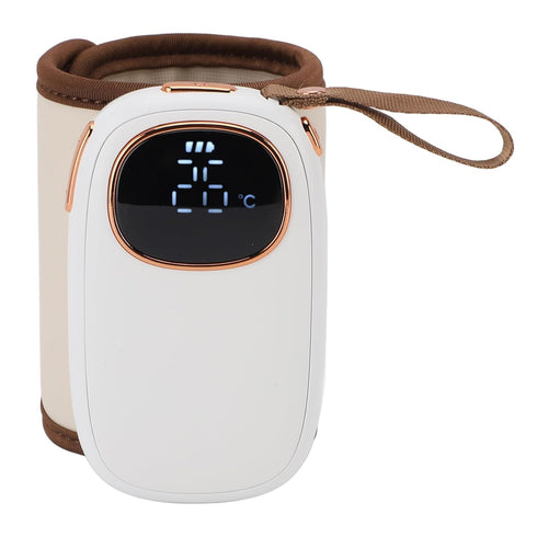 Portable Bottle Warmer Sleeve, USB Charging Baby Milk Bottle Warmer Effective Insulation Reusable Fast Heating