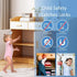 Define Essentials 10 Pack, Countertop Invisible Baby Proofing Cabinet Latch Locks, No Drilling or Tools Required, Works