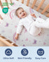 Pack 2 52x28x8in Baby Crib Sheets for Boys & Girls - of Fitted Microfiber Crib Sheets for Standard Crib & Toddler