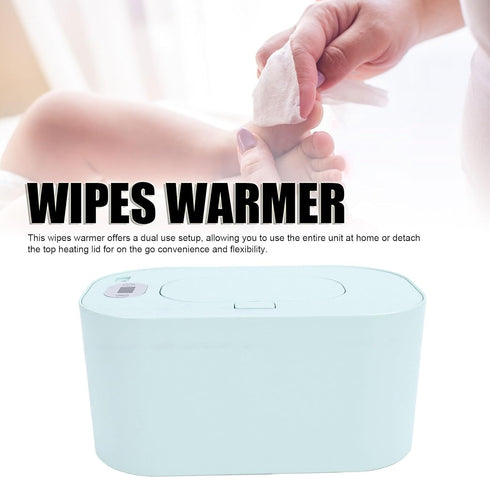 NOENNULL 80pcs Baby Wipe Warmer Adjustable Temperature Large Capacity Travel Wipes Warmer for Wet Tissue