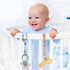 Toy Straps for Baby, 4 Pack Adjustable Stretchable Sippy Cup Straps for Stroller, Highchair, Car Seat
