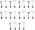 VBESTLIFE Dollhouse Repair Tools, 20pcs Mini Dollhouse Wrench Hammer Kit