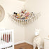 YJWZWE Hammock 47.2 Inch Stuffed Animals Toy Storage Wall Hanging Net Corner Hanging Organizer Bedroom Plush Toy Holder
