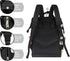 Hsnar Backpack Colorful Owl Decor Waterproof Diaper Bag Large Capacity Baby Bag with Stroller Straps, Multi-Pocket