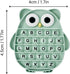 Push Pop Bubble Fidget Sensory Toy, Silicone Stress Relief Popping Toy, ABC Owl Shaped Learning Tool for Kids