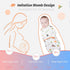 Miracle Baby 3-Pack 0-6 Baby Swaddle Sleep Sacks, Newborn Blanket Wrap Adjustable Breathable Soft Cotton for Months