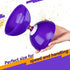 Pro Diabolo Yoyo Triple Bearing Chinese Yoyo, 5” Purple Diabolo Toy for Kids and Adults, Includes 2 Carbon Sticks & Bag