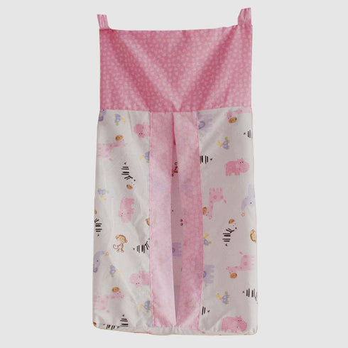 CribMATE 1 Diaper Bag PC Pink Animal Diaper Hanging Bag (Pink Animal)