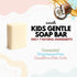 2-Pack 7 KELEBS Unscented Kids Soap Bar Organic & Gentle Trio Oil Body Wash for Children Soothes Dry & Delicate Skin