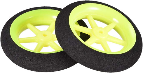 uxcell RC Model Plane Aircraft Wheel Micro Sport Wheel 0.11 Inch X 1.96 Inch - Wheel 6PCS