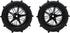 2PCS RC 1:16 Paddles Buggy Tires Hex 12mm Wheels for Snow Sand H16 16889 16890A H16E H16BM H16GT H16DR HB17 144001 144002 124016 16890 Master Off Road Car(2 PCS)