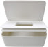 DEF Wipes Dispenser - Polypropylene Baby Wipes Case, Keeps Wet Tissue Fresh, Easy Open and Close, Non-Slip (White)