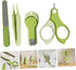 Set Trimmer Abaodam Nail Clipper and Filer for Newborns and Infants Portable Nail Grooming Kit with Safe Clippers