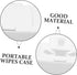 Ipetboom 6.69X4.13X2.36In Baby Wipes Dispenser Refillable Wet Tissue Holder with Nonslip Base and Dust Cover Portable