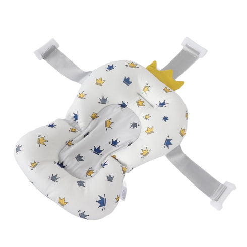 Hamwesh 0-12 Baby Bath Cushion, Soft Breathable Bathtub Seat for Months with Nonslip Quick Dry Design Skin Friendly