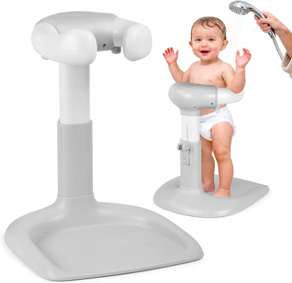 dorabaliy Baby Shower Standing Support with Anti-Slip Base and Shower Head Holder, Adjustable