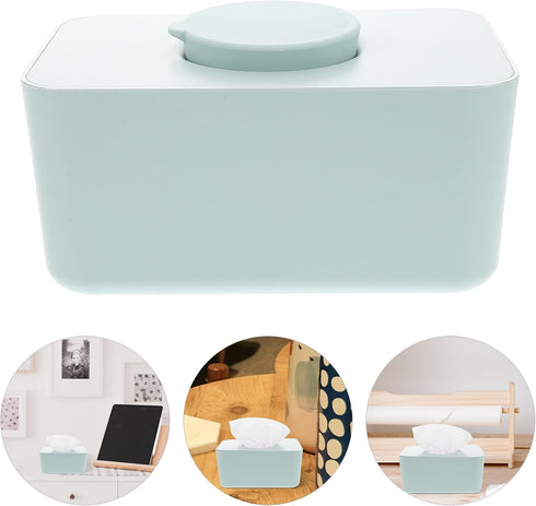 GARIOUANS Silicone Wipes Container with Lid Portable Diaper Wipe Holder for Home and Car Reusable Travel-Friendly