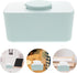 GARIOUANS Silicone Wipes Container with Lid Portable Diaper Wipe Holder for Home and Car Reusable Travel-Friendly