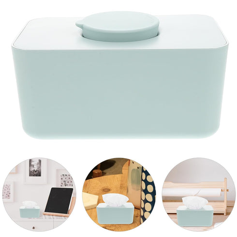 Non-Slip Silicone Wipe Holder with Lid for Easy Access