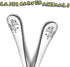 TeamFar Toddler Fork Set of 6, Stainless Steel Utensils, Non-Toxic & Healthy, Cute Animals with Travel Case -