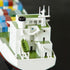 INQUWAN DIY Racing Boats Container Vessel Battery Powered Ship Model Educational Toys Children Gifts