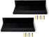 16-inch Building Brick Display Shelves, Set of 2 in Black, Compatible with All Toy Brick Brands