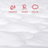 Pack 2 Pack, Pack 27" 39" and Play Mattress Pad Sheets Cover Waterproof Soft Quilted Fit Graco and Play Crib Baby