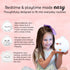 Lumipets Clara the Chick Squishy Silicone Night Light for Kids | Cute Night Light with Remote & Touch Control for Baby