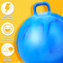 Lewtemi 3 Pcs 29 Inch Bouncing Ball with Handle - Outdoors Hopper Ball, Exercise Ball and Air Pump