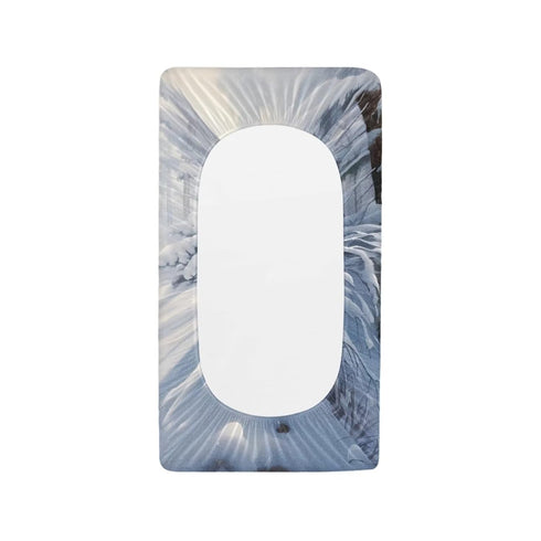 Wild Wolf Changing Pad Covers for Baby, Snow Diaper Changing Table Covers for Newborn Boys, Soft and Breathable