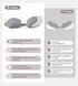 Pregnancy Pillows for Sleeping, Memory Foam Maternity Pillow Support for Back Belly HIPS, Adjustable Travel Wedge