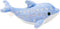Wild Republic Dolphin, Foilkins, Stuffed Animal, 8 inches, Gift for Kids, Plush Toy, Fill is Spun Recycled Water Bottles