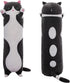 Long Cat Plush Pillow - Black Cat Stuffed Animals Soft Plushies Kawaii Kitten Toy for Kids Girlfriend (Black, 43.3Inch)