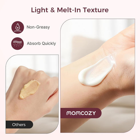Momcozy 1.76oz Cooling Nipple Cream Safe for Nursing,Fast Relief with Cooling Ceramic Applicator for Cracked Nipple