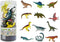 12PCS Assorted Prehistoric Animals Playset, Ages 3+