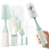 Innovative Baby Bottle Brush Kit with Nail File - Electric Green