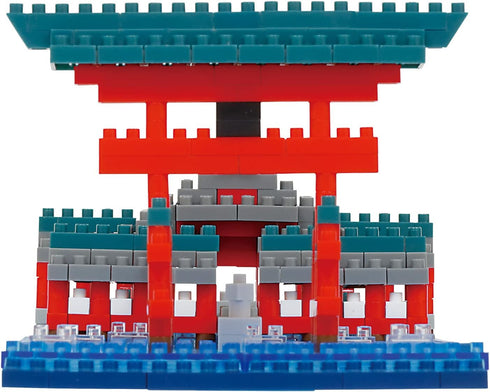 nanoblock World Famous Buildings - Itsukushima Shrine Building Kit from Sights to See Series