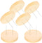 NUOBESTY 6 Set Crochet Doll Stand, Short Double Steel Needle Holder for Doll Display & Showcase